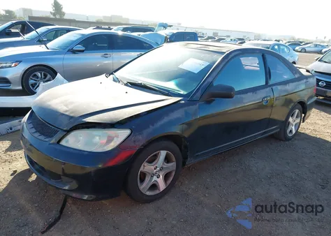 2005 Honda Civic Ex from USA, damaged, VIN 1HGEM22965L045677